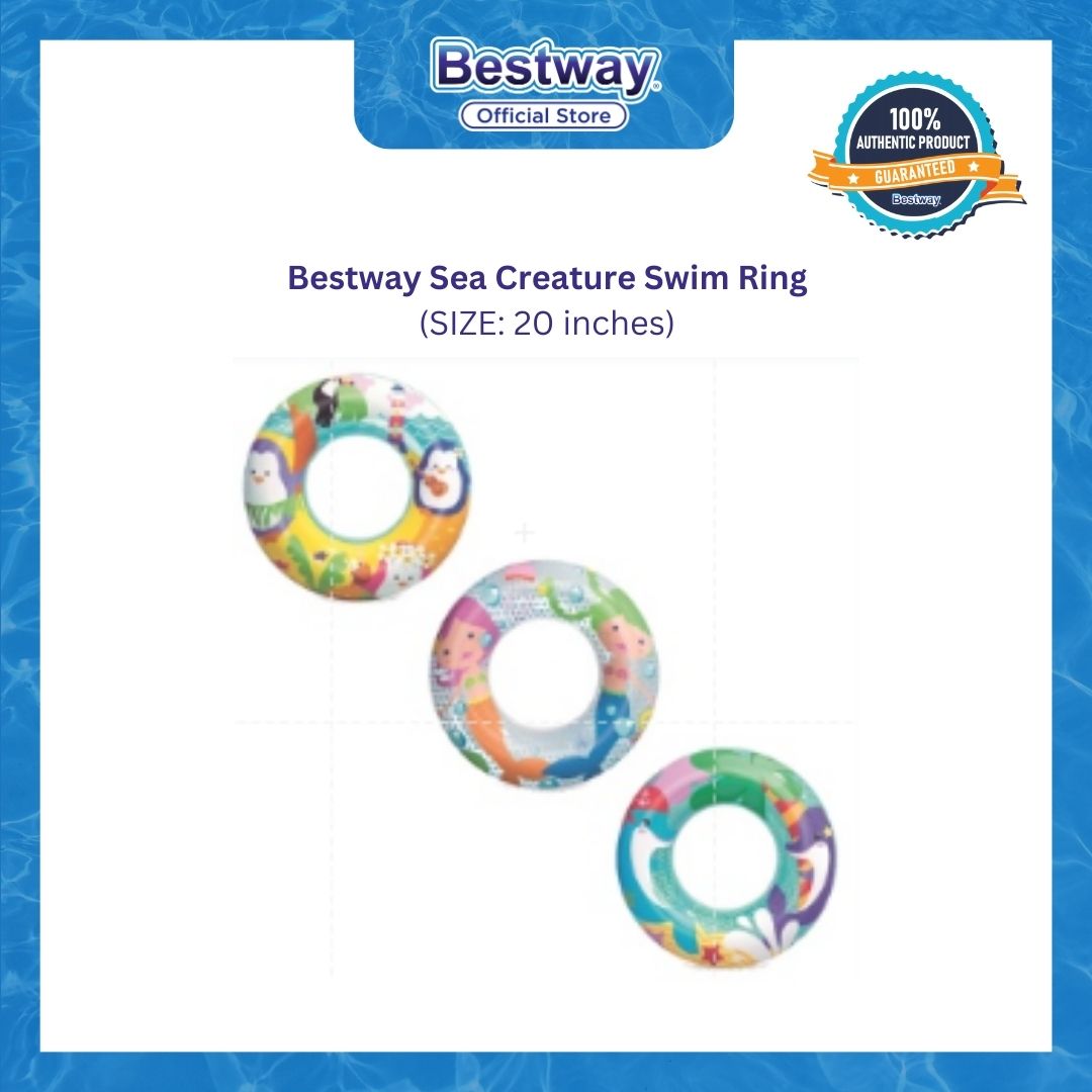 Bestway Sea Creature Swim Ring 20 inches (GWP)