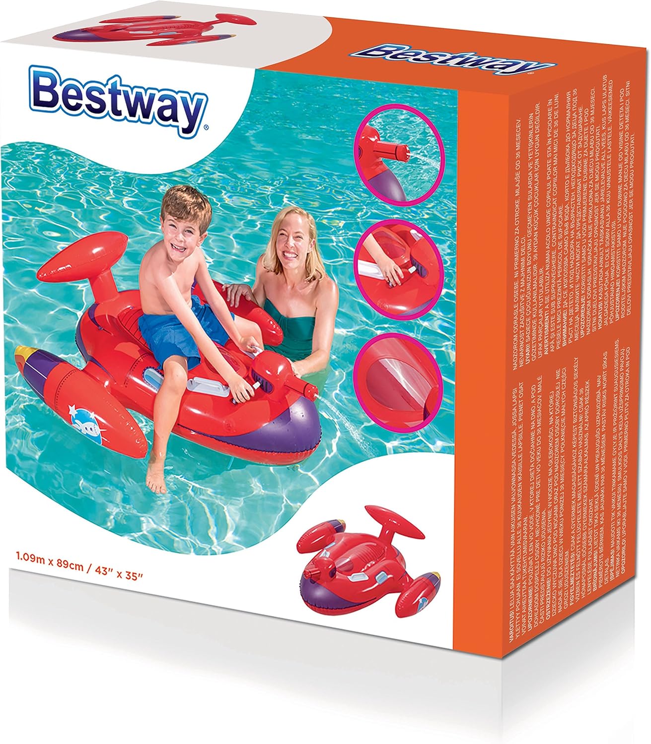 Bestway Bestway 43"x35"/1.09mx89cm space splasher