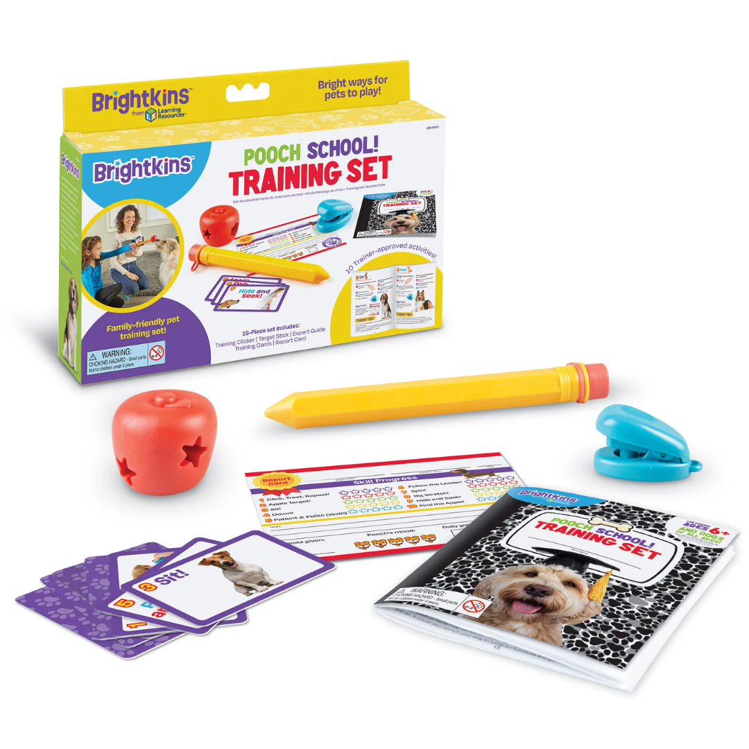 Ogapets Brightkins Pooch School Training Set - Family-Friendly Kit with Interactive Toys & Professional-Grade Tools for Dog Commands