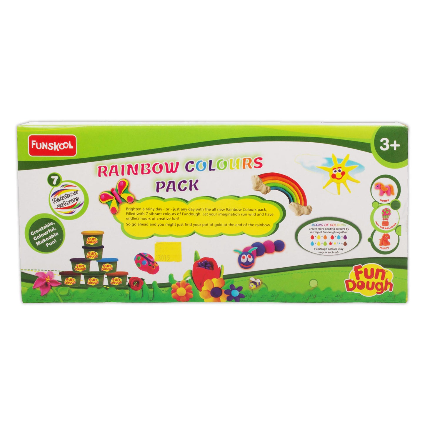 RAINBOW COLOURS DOUGH SET