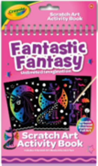 Hunter Crayola Themes Scratch art Activity Book