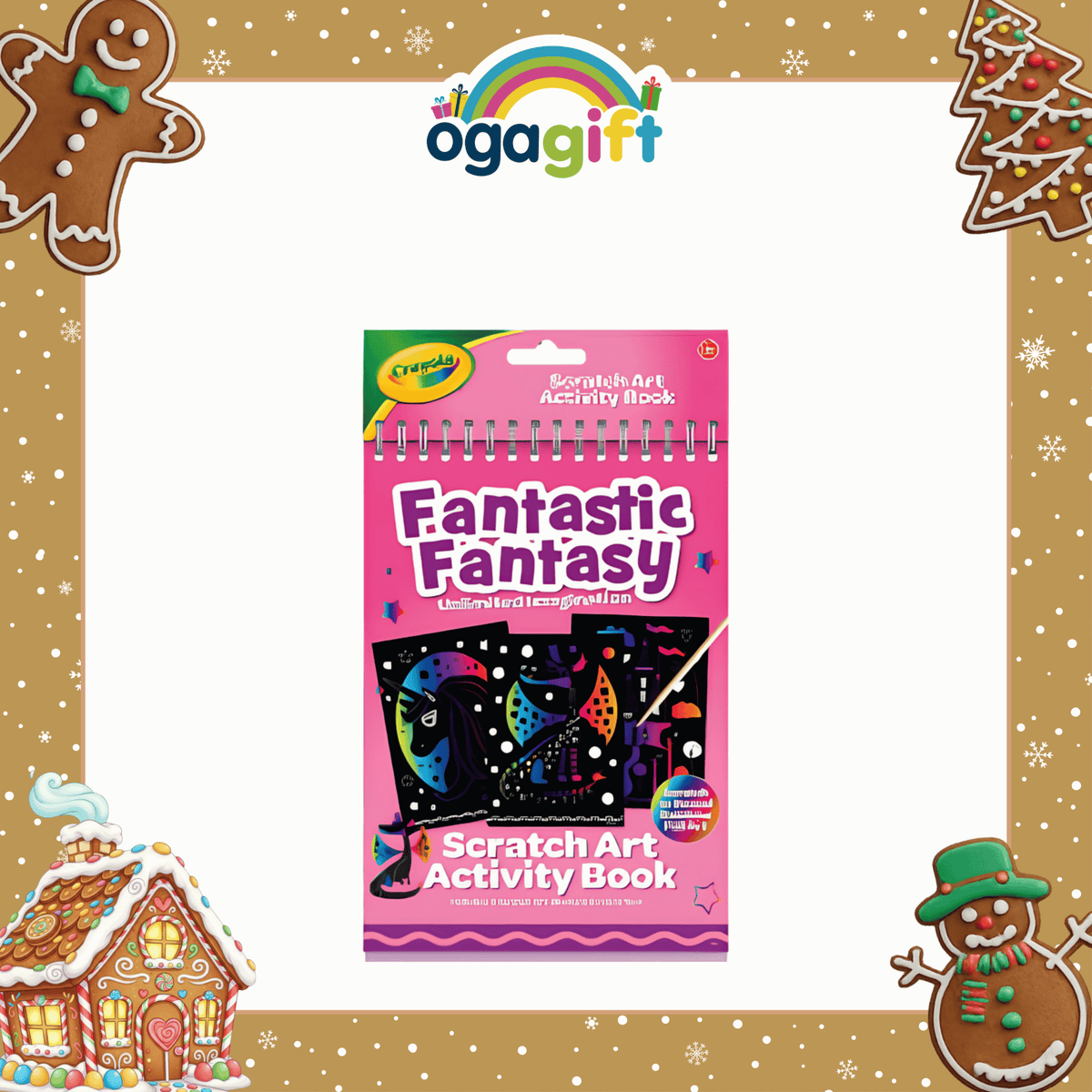 OGAGIFT BUNDLE CRAYOLA BUNDLE STICKER CRANOV022+VELVET CRANOV023+SCRATCH CRANOV003+ACTIVITY BOOKS CRANOV008+009+010