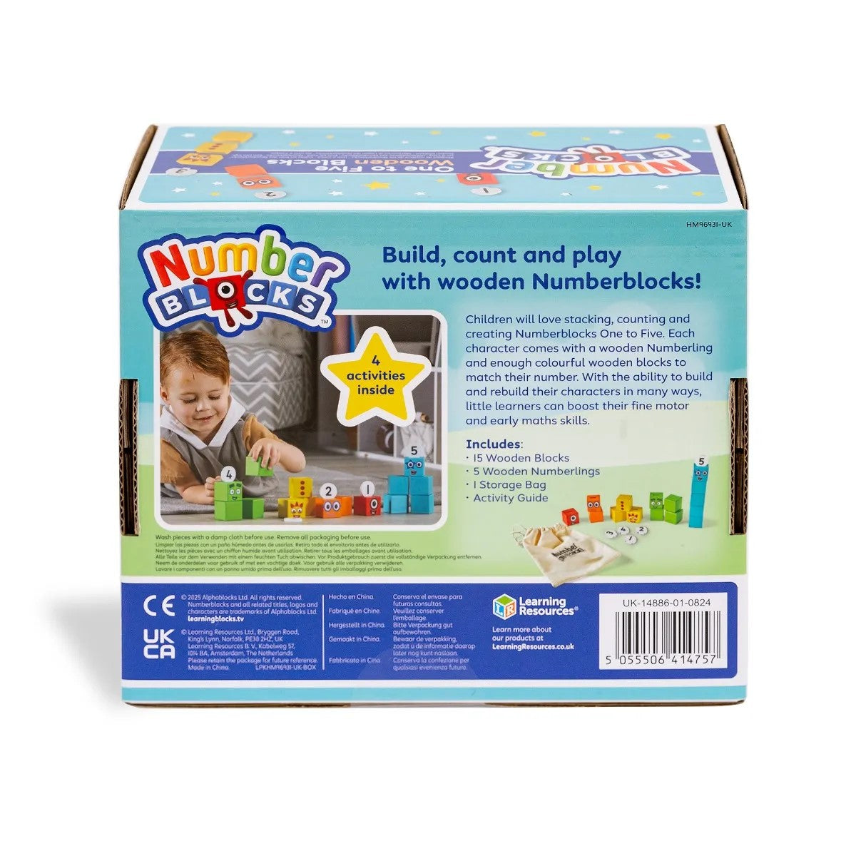 Learning Resources Numberblocks® One to Five Wooden Blocks