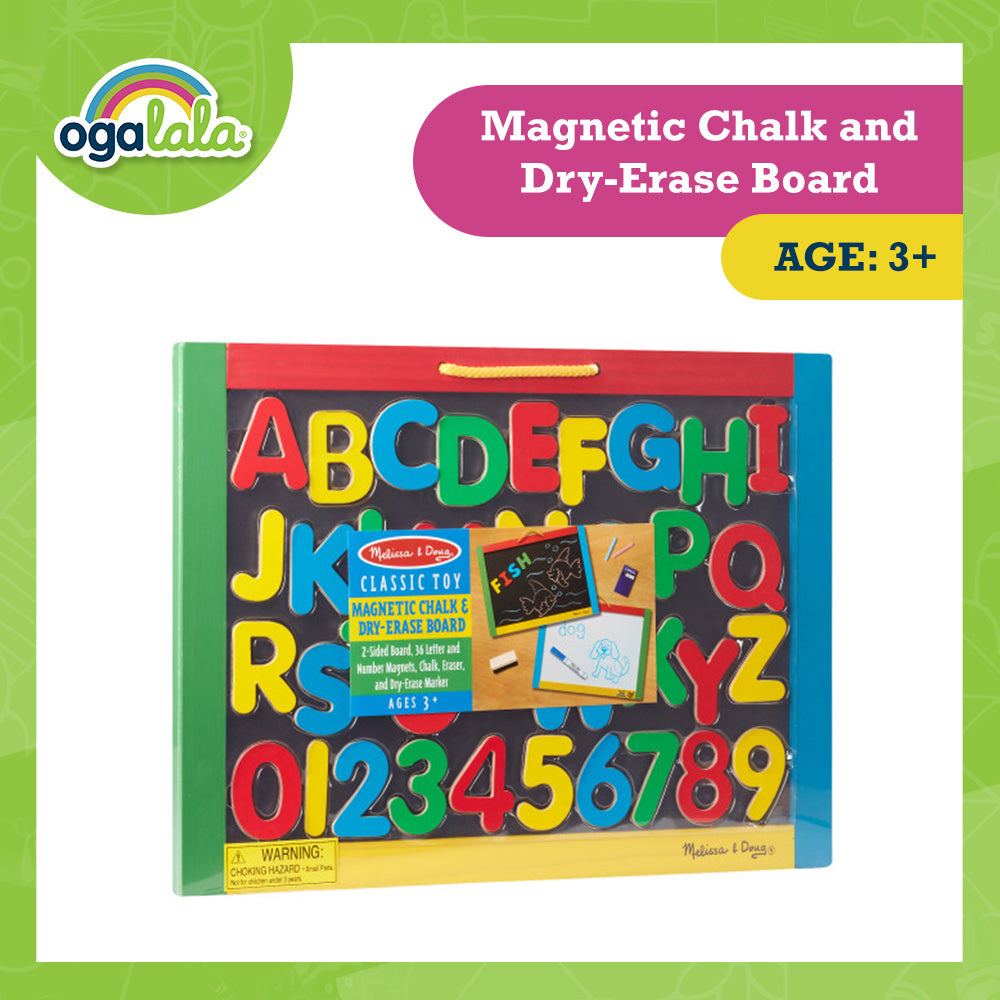 Melissa & Doug Magnetic Chalkboard/Dry - Erase Board (GWP)