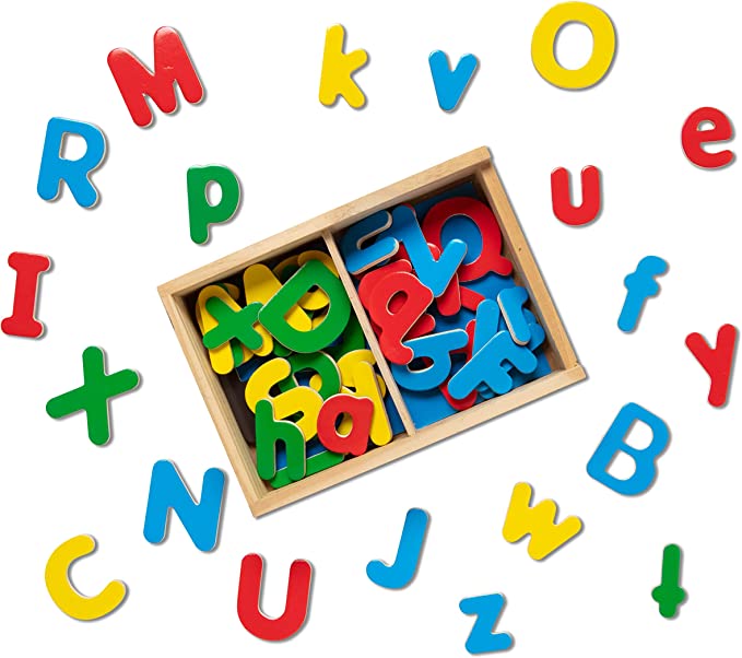 Wooden Letter Alphabet Magnets