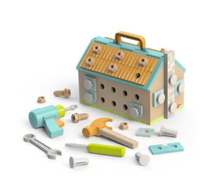 Melissa & Doug Build a House Play Set