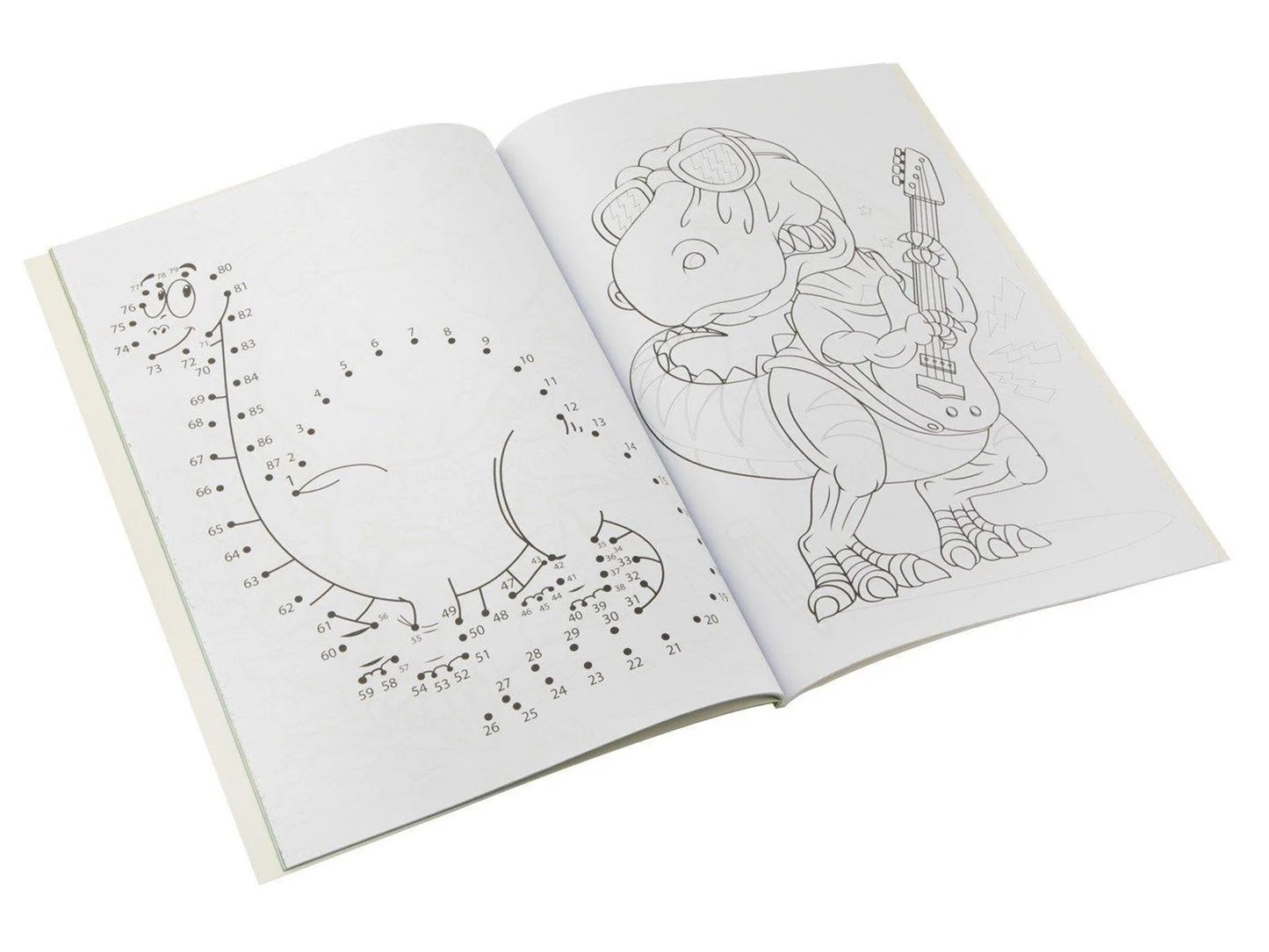 MOXY COLOURING & ACTIVITY BOOK DINOSAUR A4, 64 PAGES
