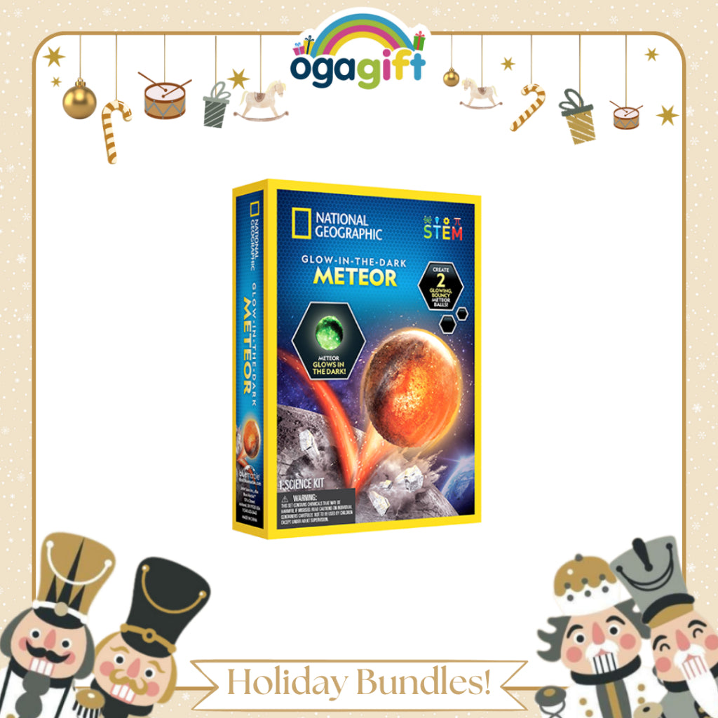 Ogagift Bundle Glow in the Dark Meteor + Plus-Plus Panda / 100 pcs Tube