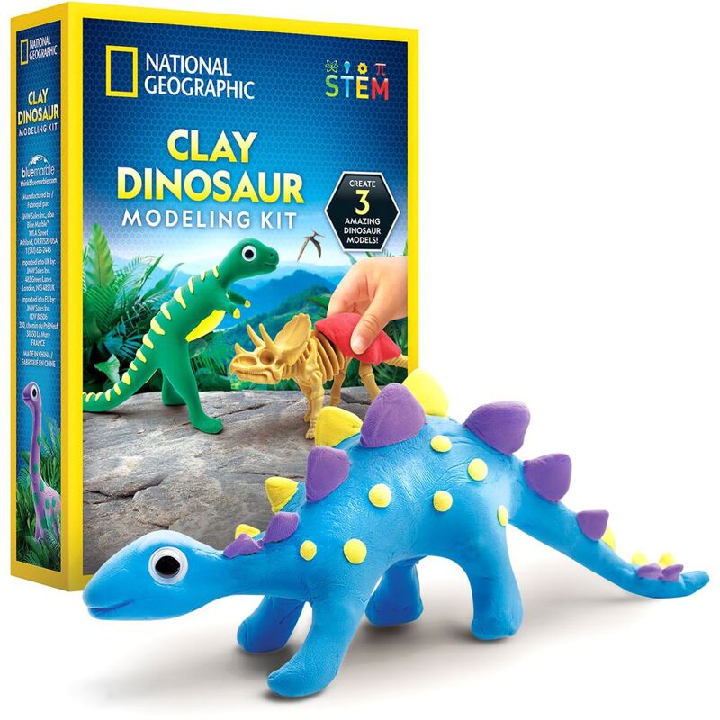National Geographic Clay Dinosaur Modeling Kit