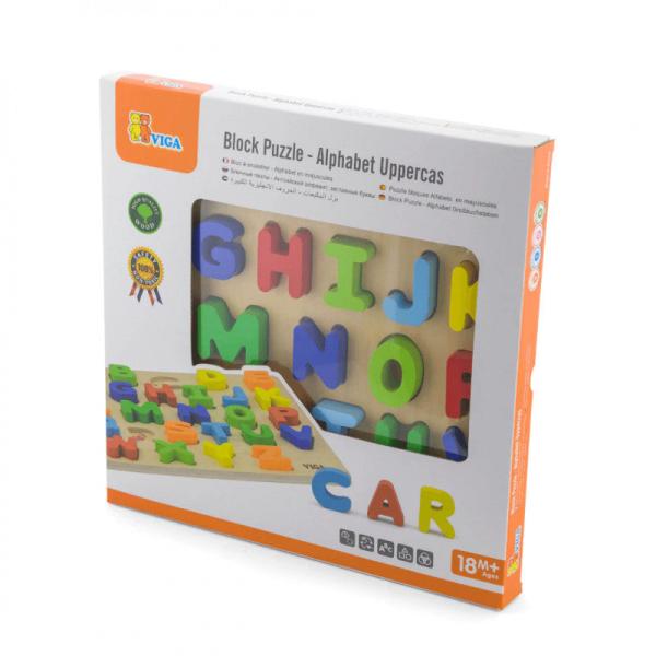Viga Chunky Puzzle - Uppercase Alphabet