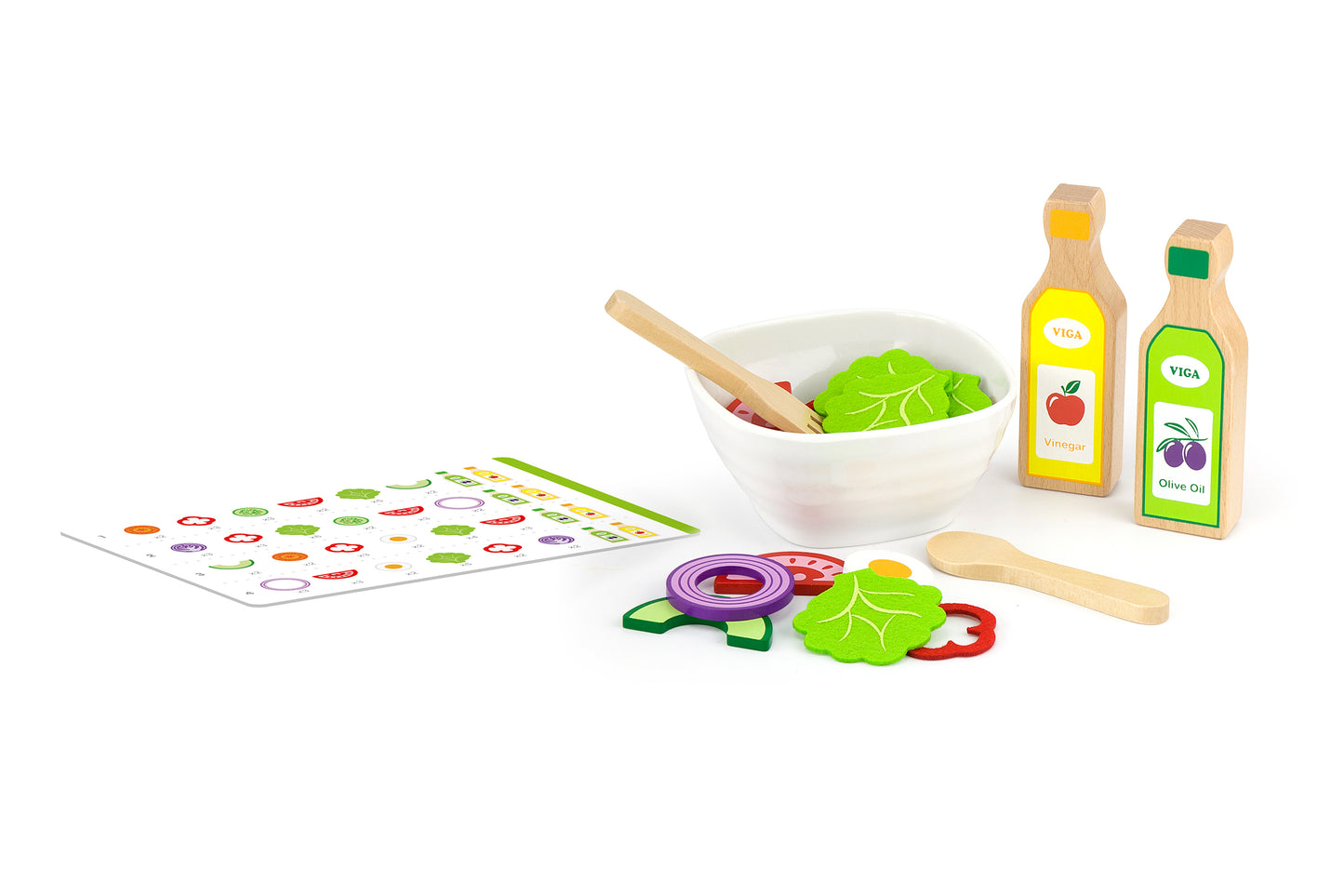 Viga Salad Play Set
