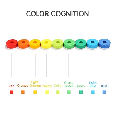 Topbright Count & Match Numbers - Rainbow