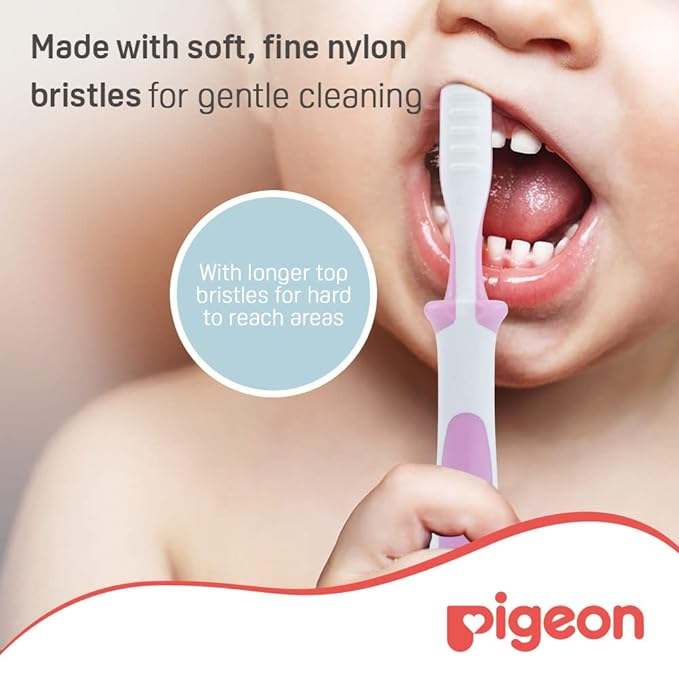 Pigeon Training Toothbrush Re Lesson-3 Pink