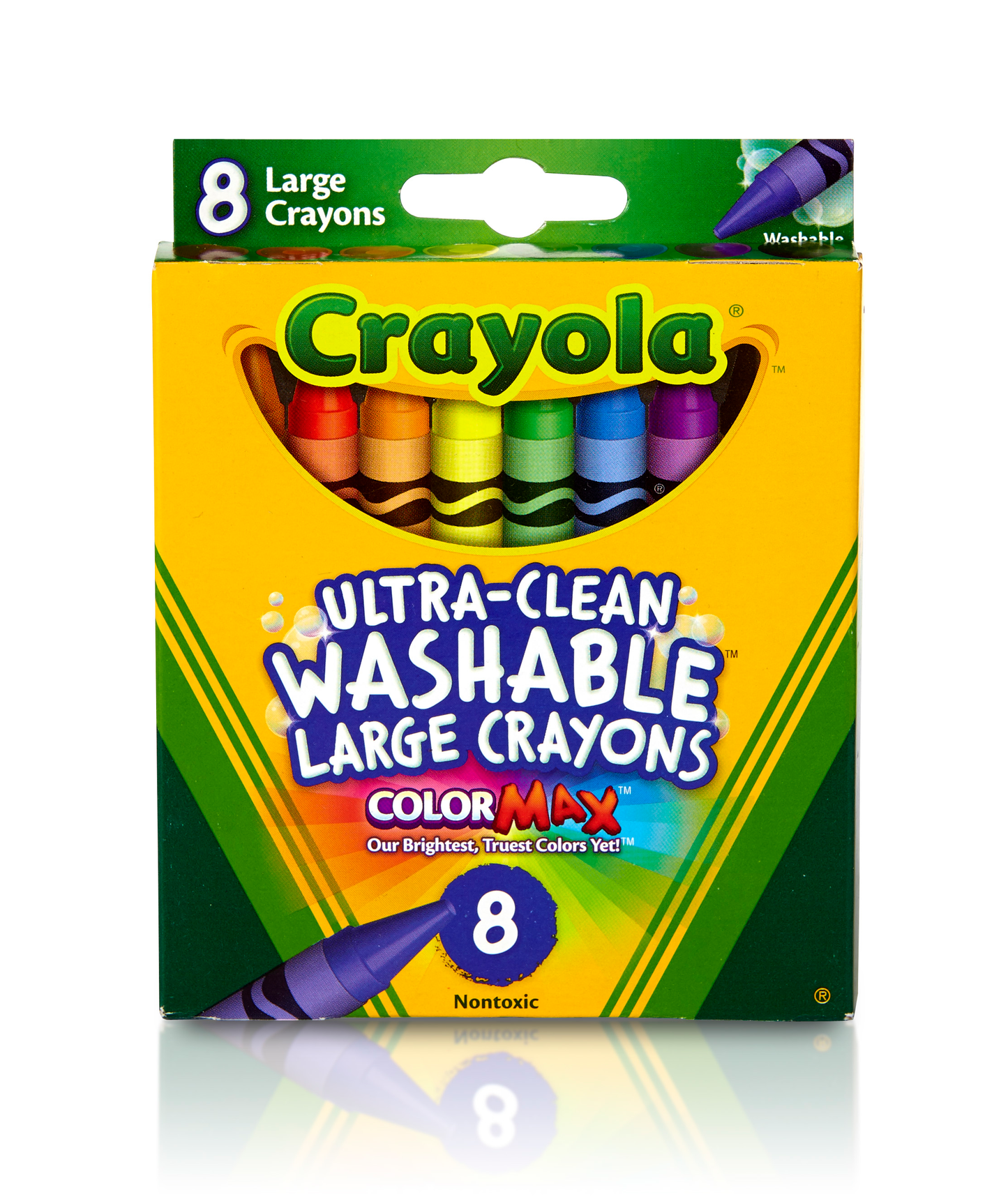 Crayola 8ct Large Washable Crayons PK OF 3