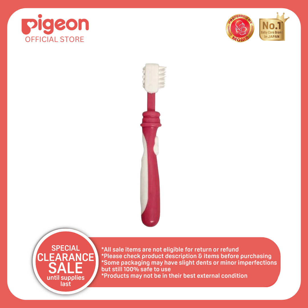 PIGEON Trainer Toothbrush Lesson 2-Pink