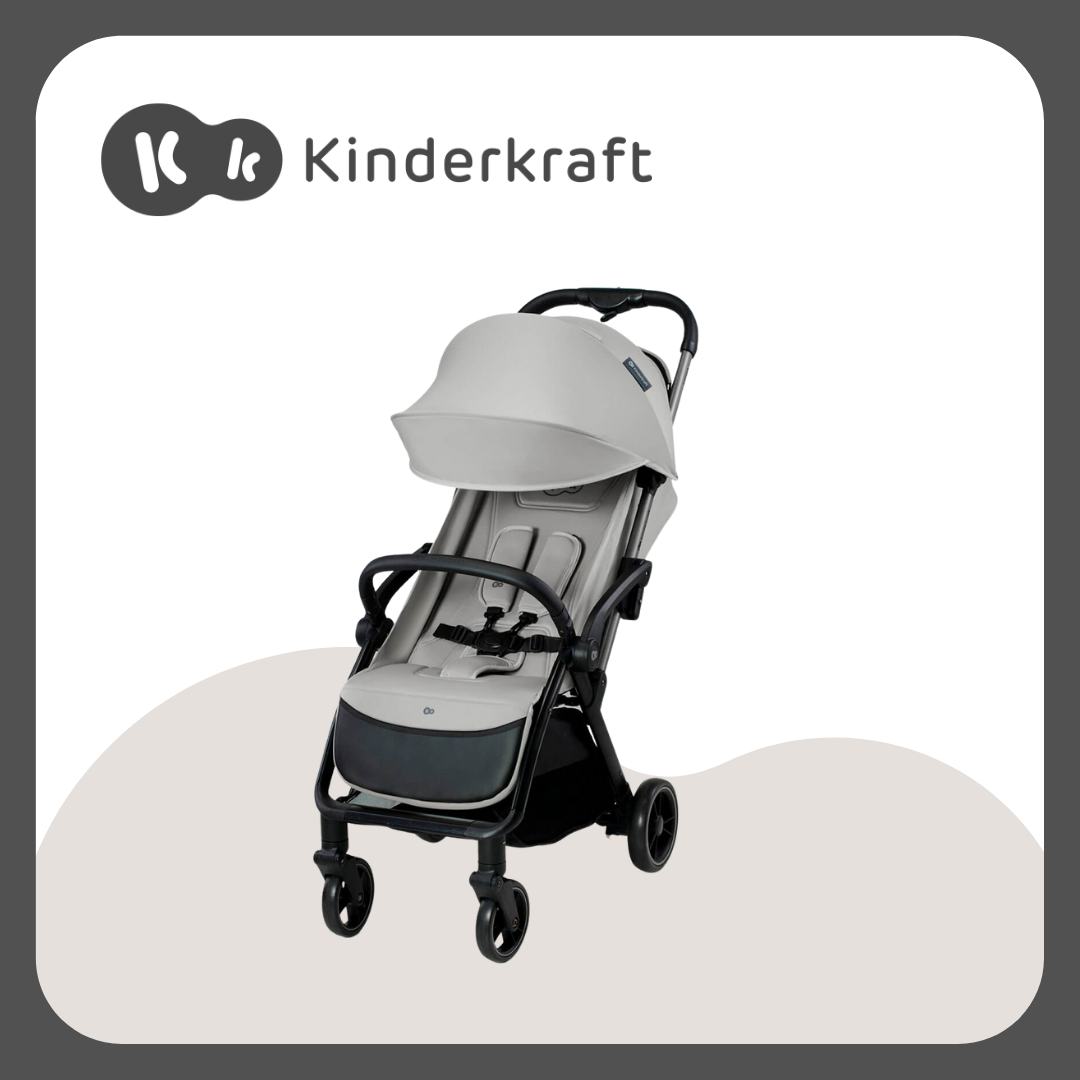 Kinderkraft Apino Grey Stroller