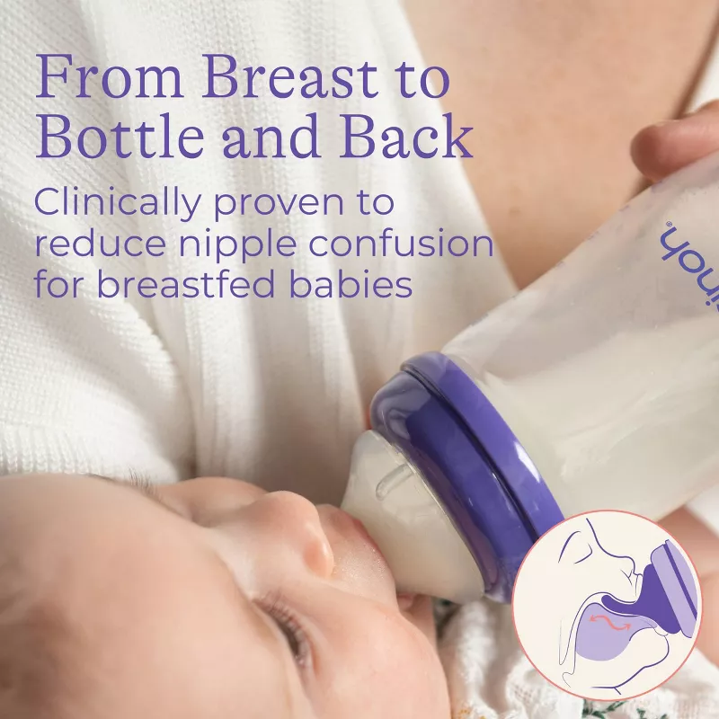 Lansinoh Feeding Bottle with NaturalWave® Teat GB 240ml