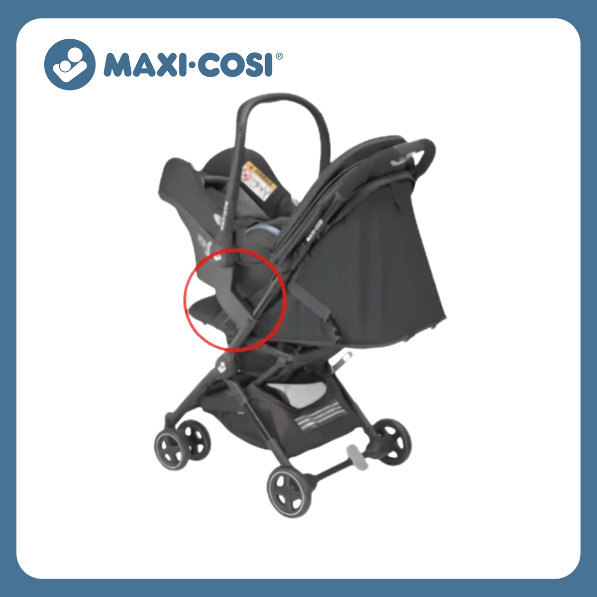 Maxi Cosi Lara2 Baby Car seat Adaptors Black
