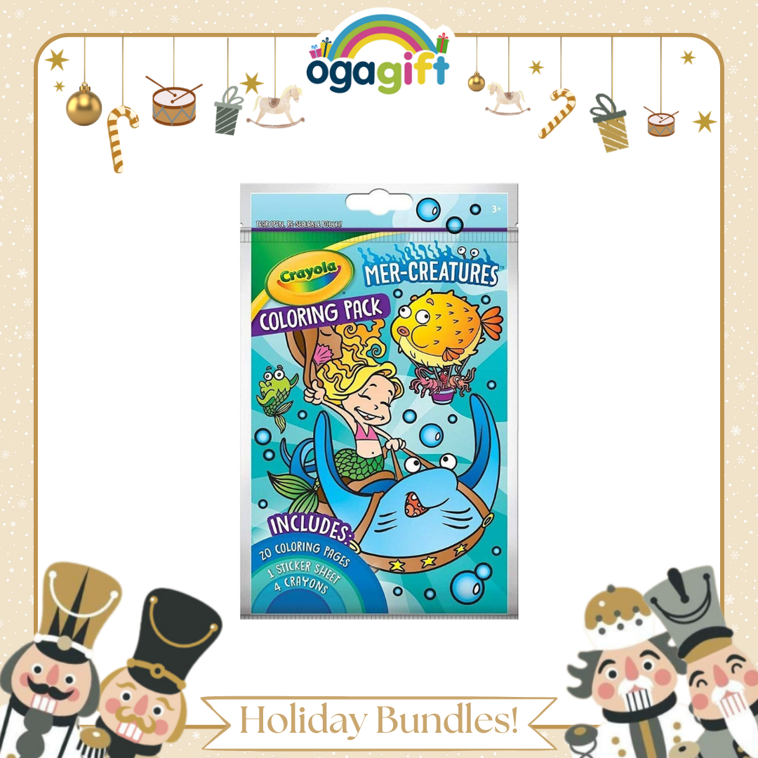Pigeon Gift Set: Assorted Toothpaste x Crayola Value Coloring