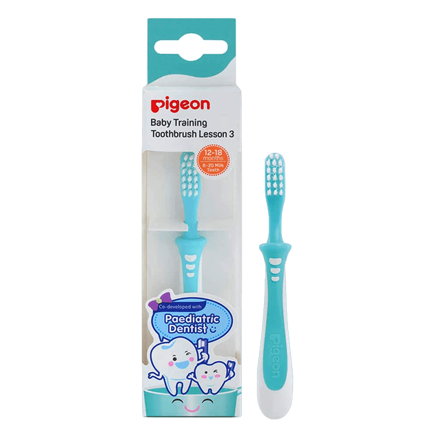 Pigeon Training Toothbrush Re Lesson-3 Blue