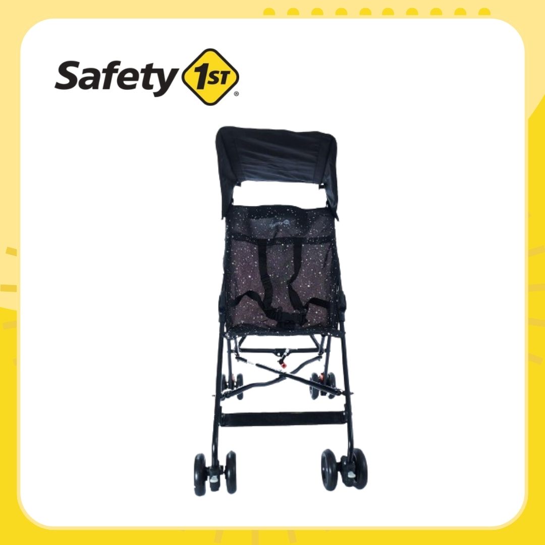 Safety 1st Peps Stroller for Travel w/ Canopy for Sun Protection for Babies 6months-3yrs old Black