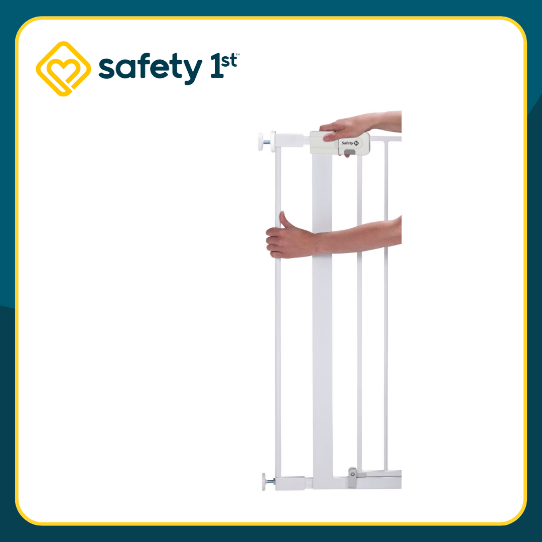 Safety1st Easy Close Baby Safety Gate (Extra Tall), Pet and Stairs Gate, Door Fence for Baby/Infant