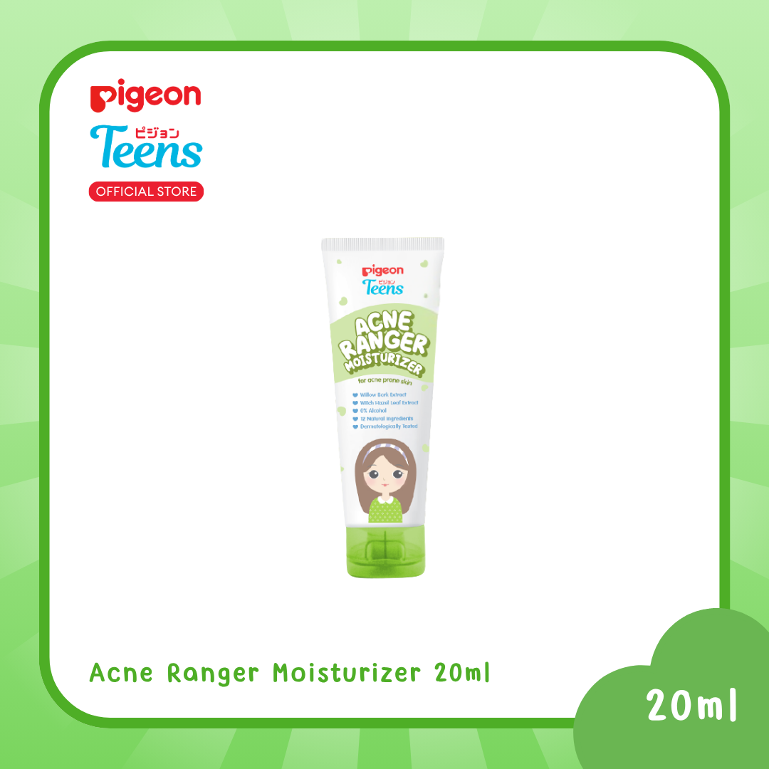 Pigeon Teens Acne Ranger Gentle Solution: Mild Cleansing + Toner + Moisturizer for Sensitive Skin