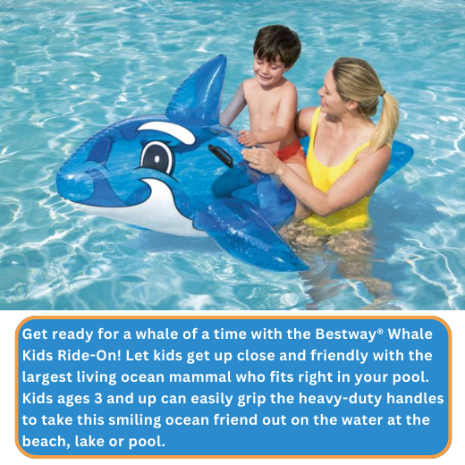 Bestway Transparent Whale 62 x 37 1 57m x 94cm