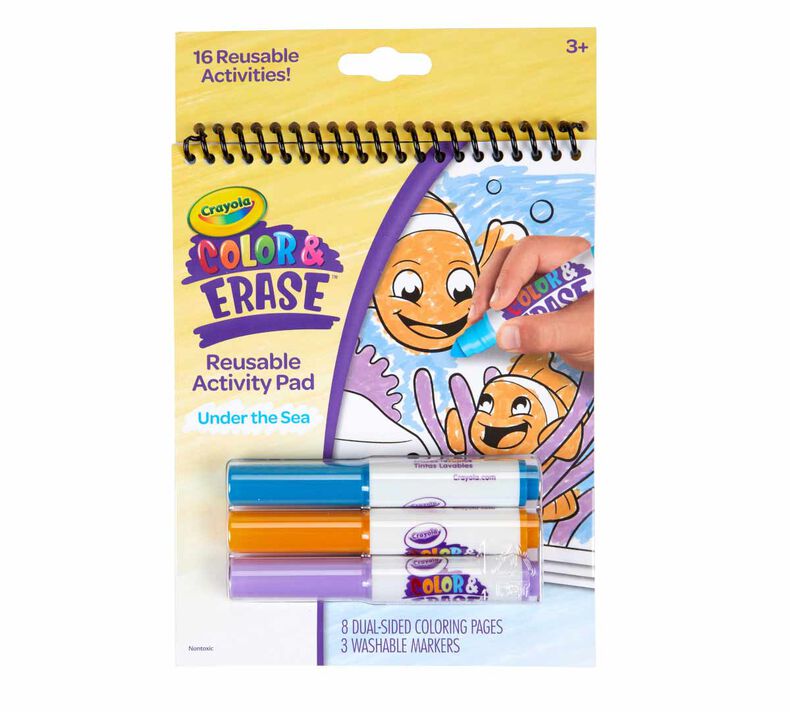 Crayola Color & Erase Reusable Activity Pad Under the Sea