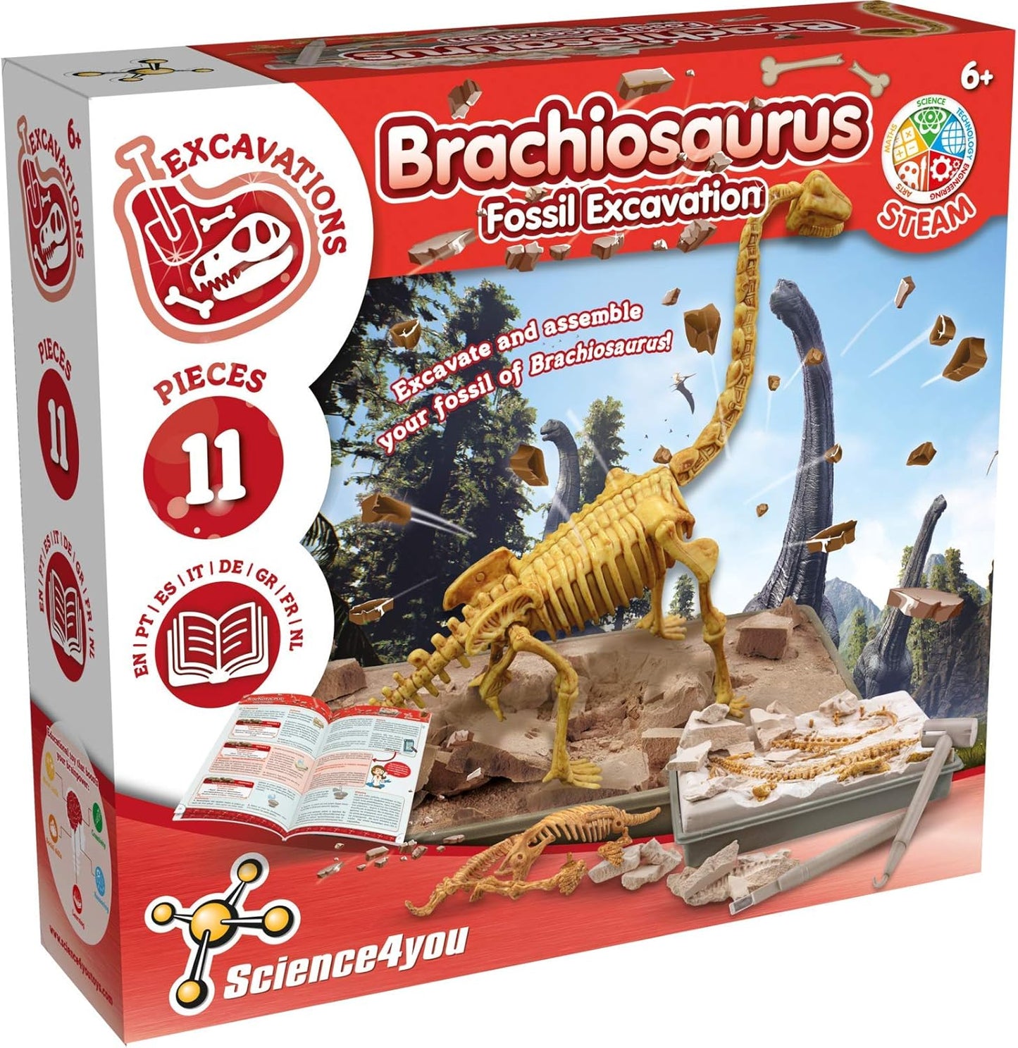 Science 4 You Brachiosaurus Fossil Excavation
