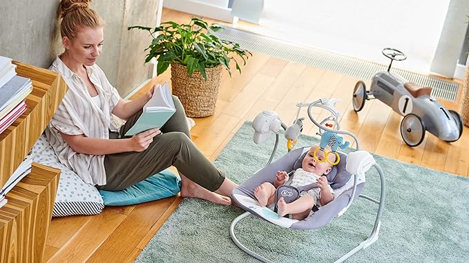 Minky Bouncer & Rocker Pink