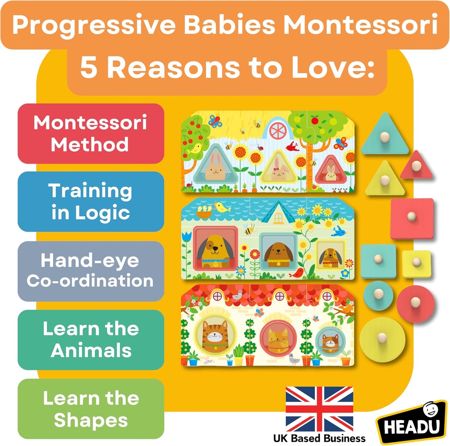 Headu MONTESSORI PROGRESSIVE BABIES