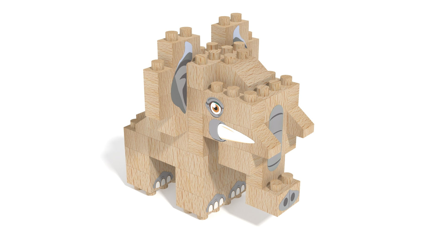 FabBrix World Wide Fun ELEPHANT