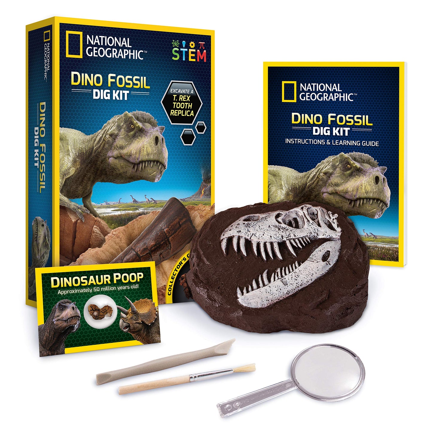 Nat Geo Science Kit 3 - Slime Science + Dino Dig Kit Bundle