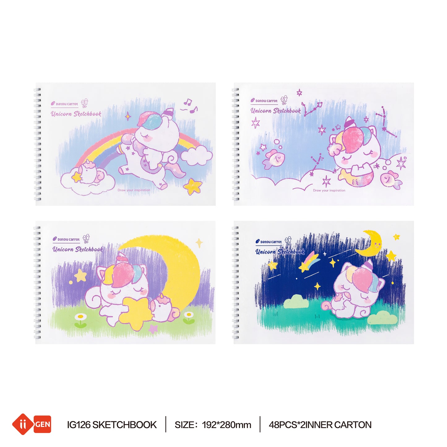 LAZY STAR Sketch book(28sheets) 1 pc only