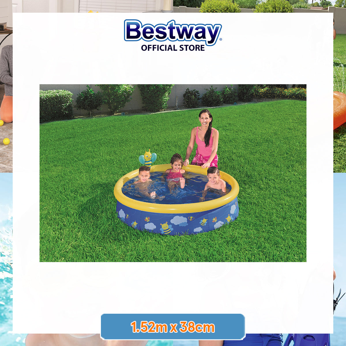 Bestway My First Fast Set Spray Pool