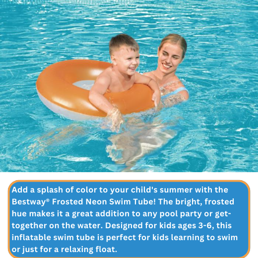 Bestway 30/76cm Frosted Neon Swim Ring