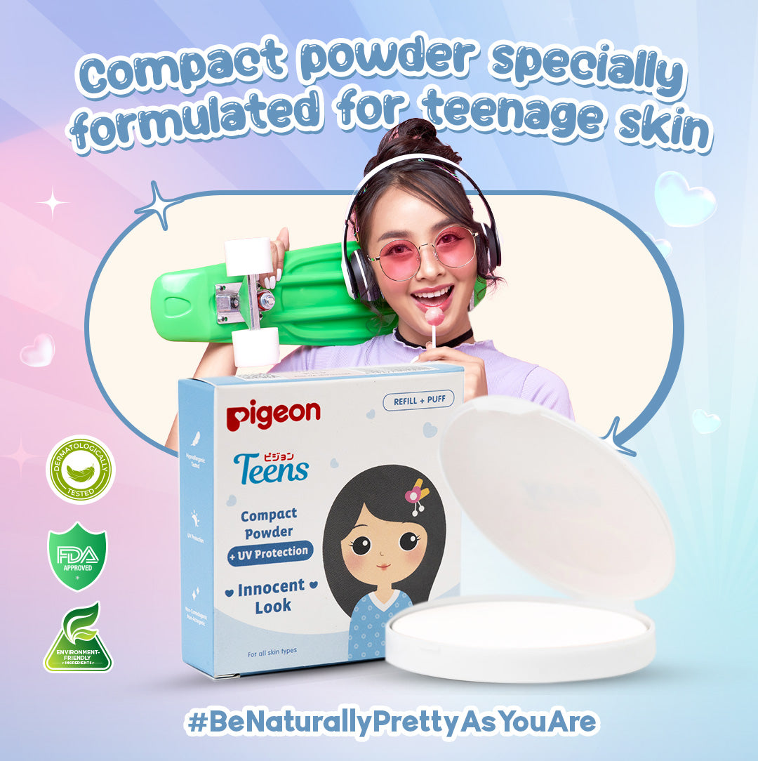 Pigeon Teens Refill Compact Powder + UV Natural