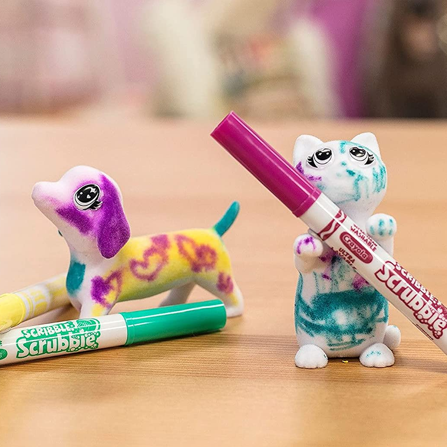 Scribble Scrubbie Pets, Dog and Cat