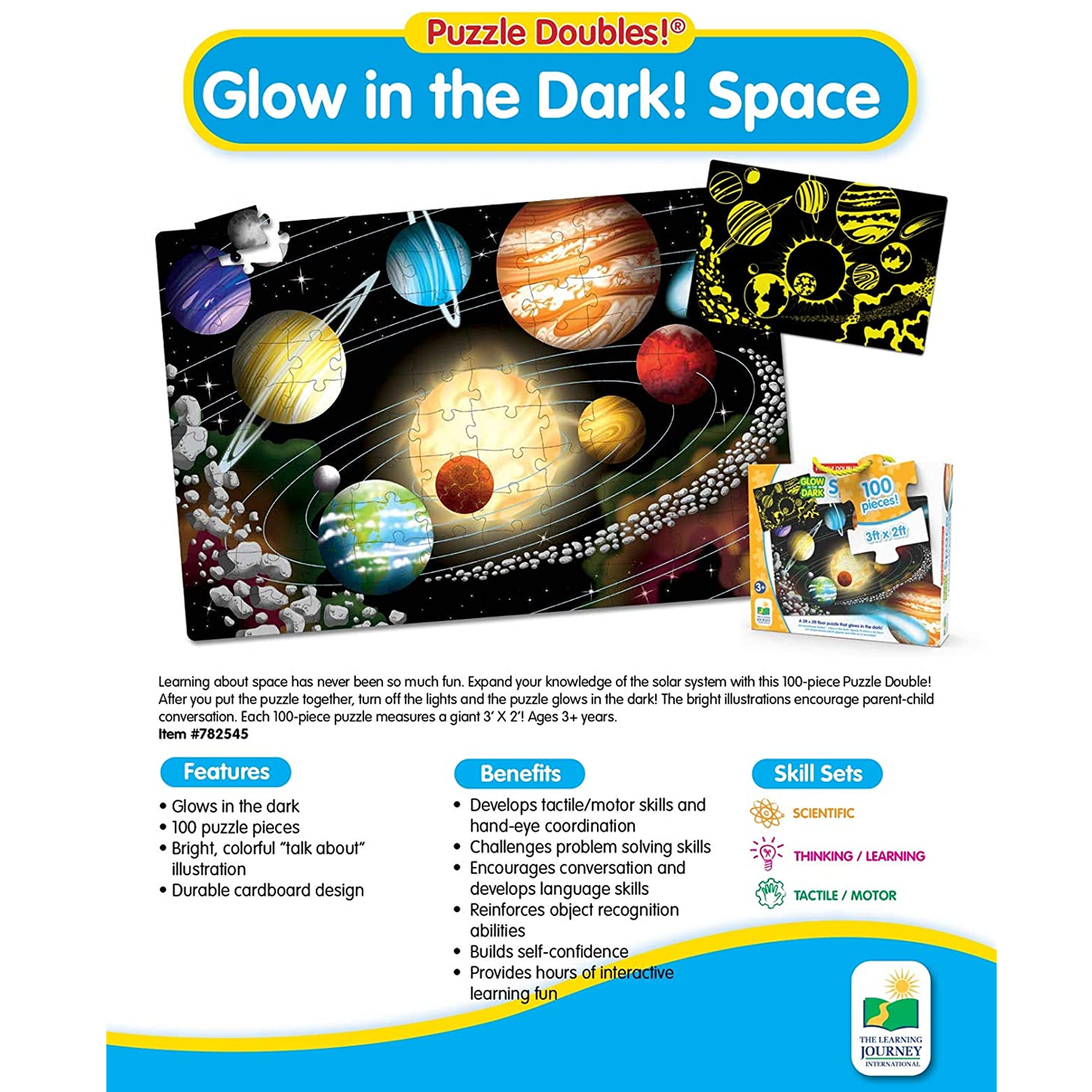 The Learning Journey Puzzle Doubles Glow in the Dark Space