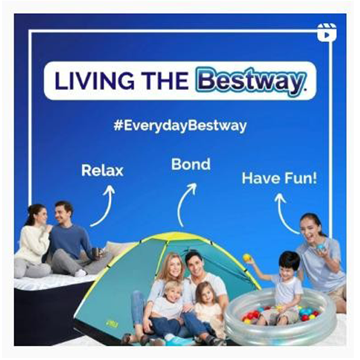 Bestway Kids Play Pool Set (48 inch Pool, 20 Inch Swim Ring, 16 inch Ball)