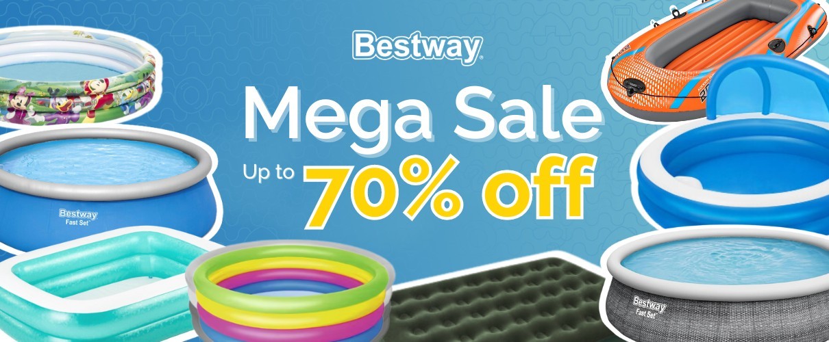 Bestway Mega Sale Up to 70% OFF