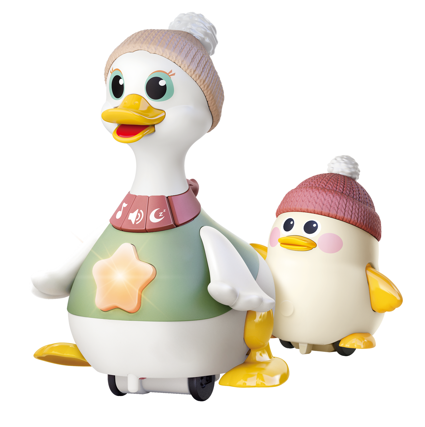 HOLA Waddling Duck Family (little duck with slide funciton)