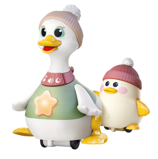 HOLA Waddling Duck Family (little duck with slide funciton)