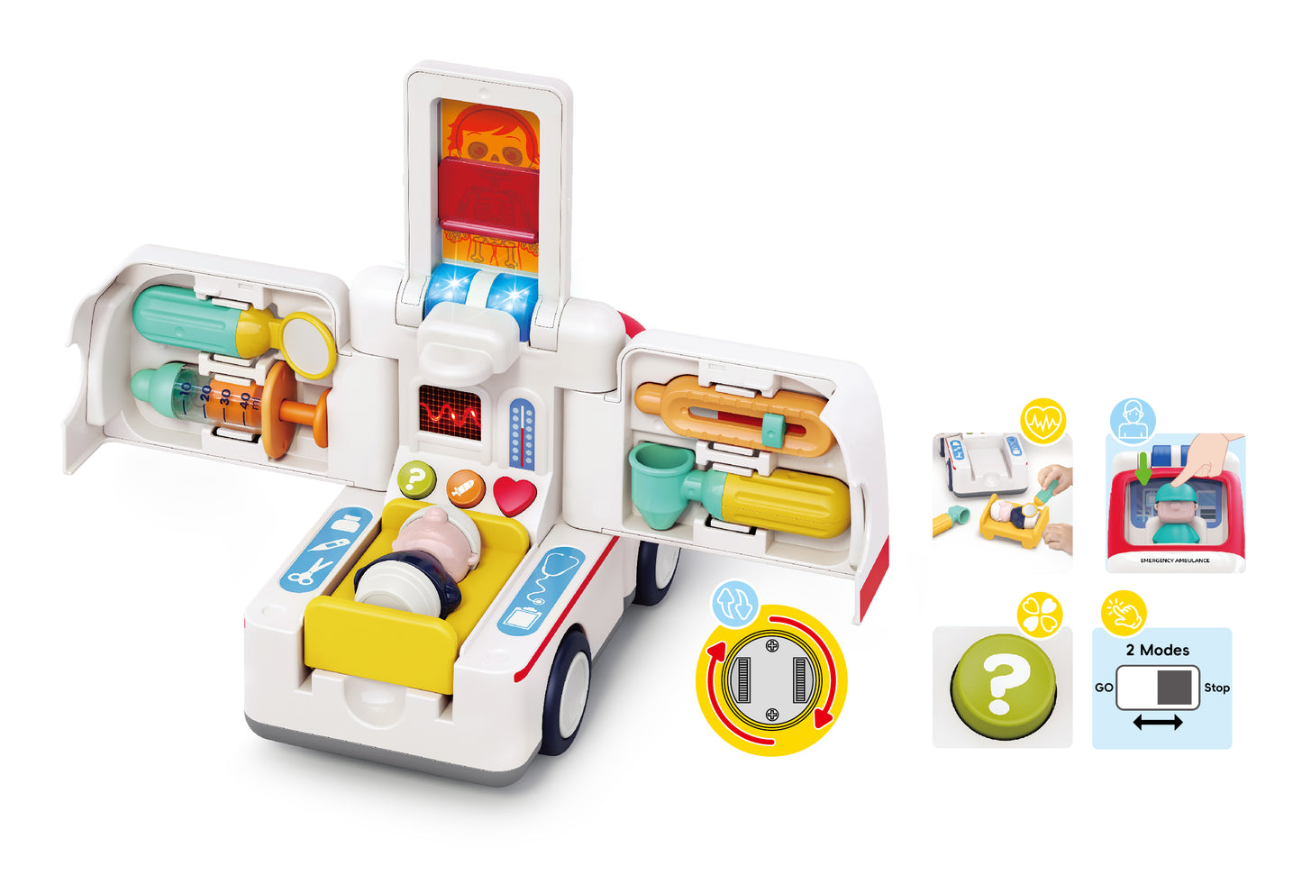 Hola Toy Ambulance (with lights/music/electric universal)