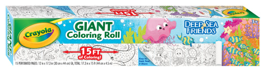 Giant Coloring Roll, Deep Sea Friends