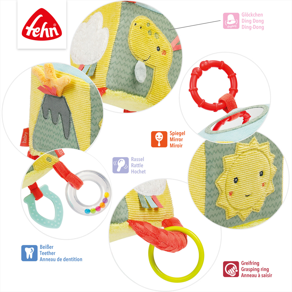 Fehn Activity cube Happy Dino