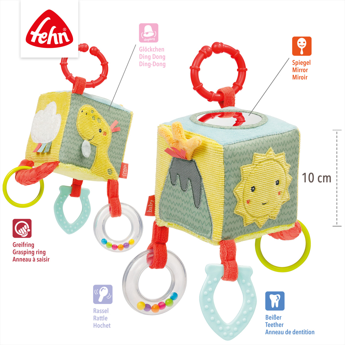 Fehn Activity cube Happy Dino