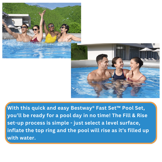 Bestway Fast Set Swimming Pool  Set(160 inches by 48 inches)