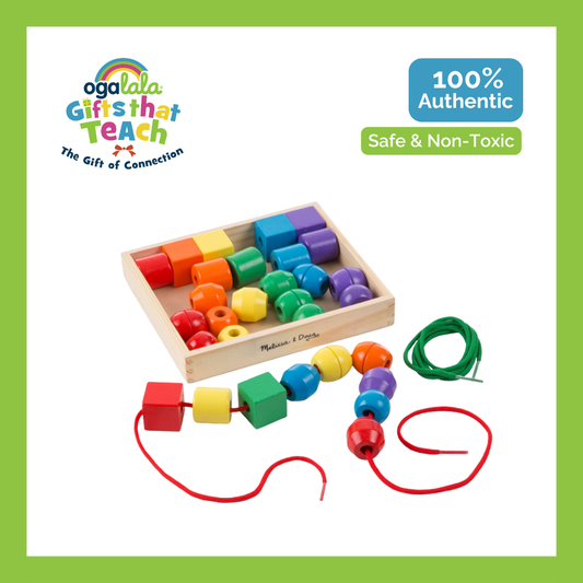 Melissa & Doug Primary Lacing Beads 18L